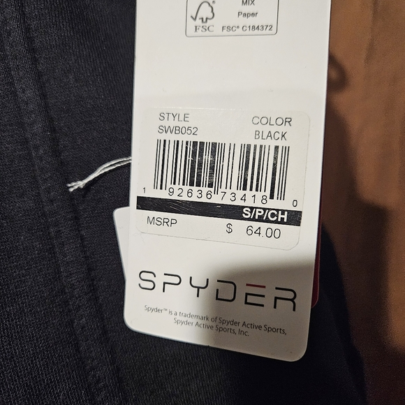 (75) Spyder Women's Black Jogger Pants - Picture 3 of 7